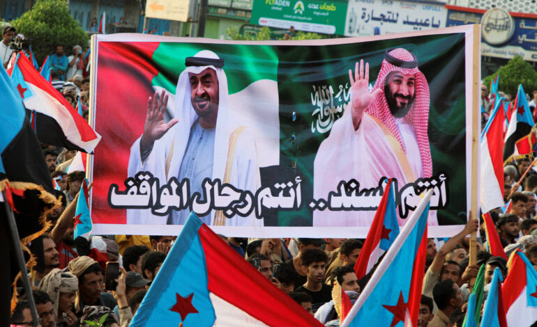 ataque-saudita-a-faccao-apoiada-pelos-emirados-no-iemen-aprofunda-rivalidade-no-golfo
