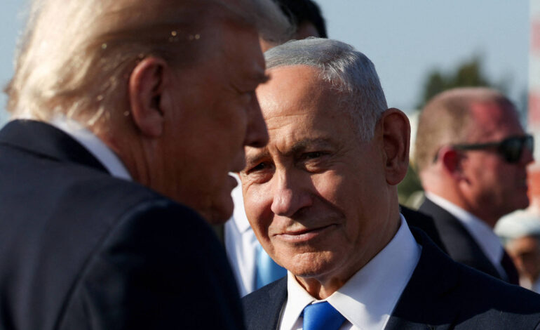 netanyahu-se-reune-com-trump-em-mar-a-lago-para-abordar-futuro-da-tregua-em-gaza