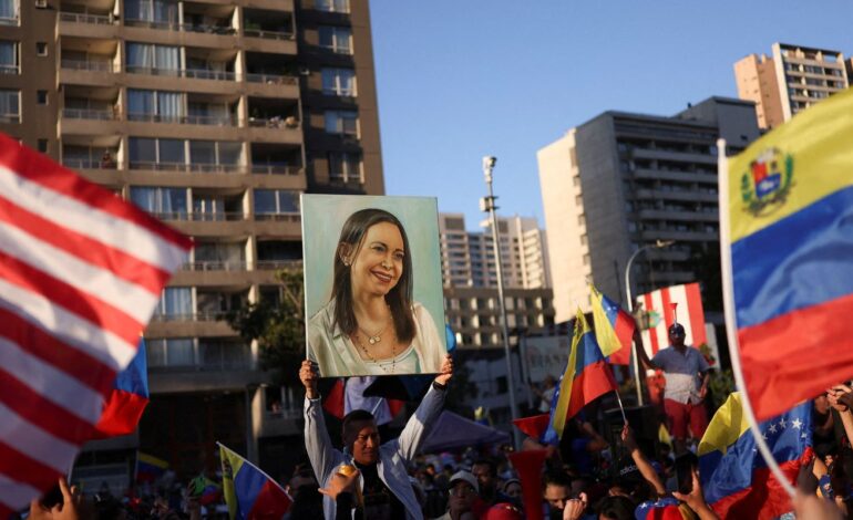 descartada-por-trump,-corina-ataca-delcy-e-promete-voltar-a-venezuela