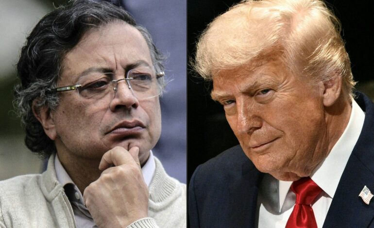promessa-de-encontro-entre-trump-e-petro-esfria-tensao-entre-eua-e-colombia