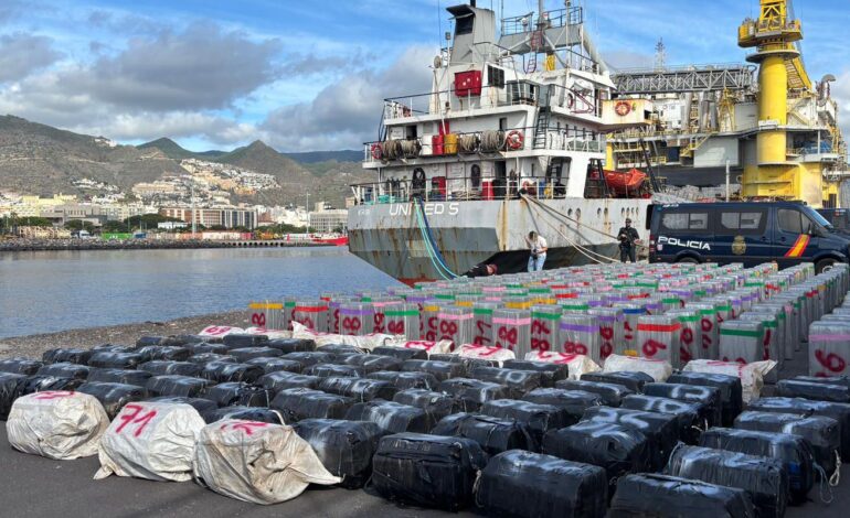 Espanha apreende cocaína a bordo de navio que fez escala no Brasil