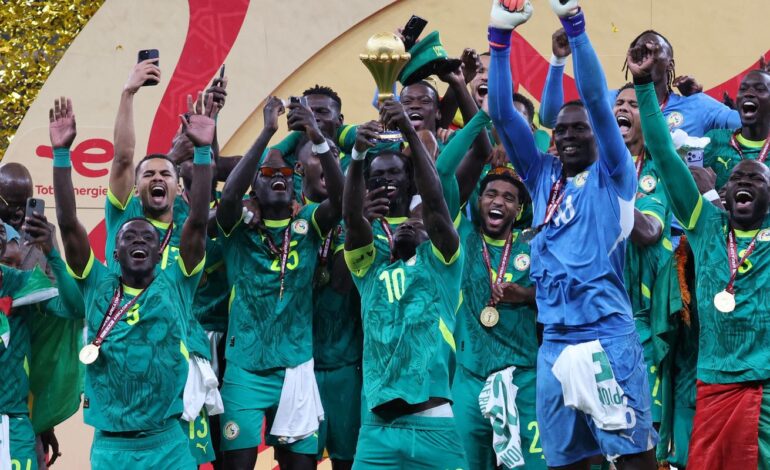 apos-confusao,-senegal-e-campeao-da-copa-africana-de-futebol
