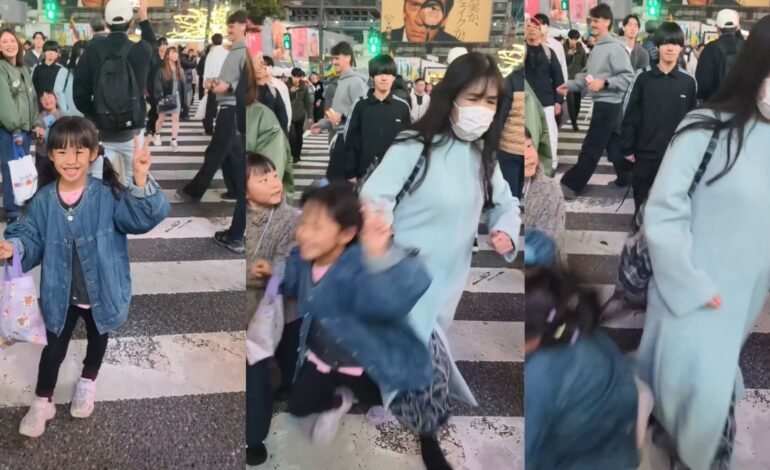 video-de-crianca-sendo-empurrada-por-mulher-em-rua-de-toquio-causa-indignacao