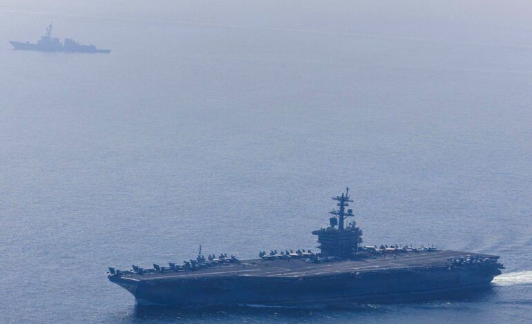 eua-nega-que-misseis-do-ira-atingiram-porta-avioes-abraham-lincoln