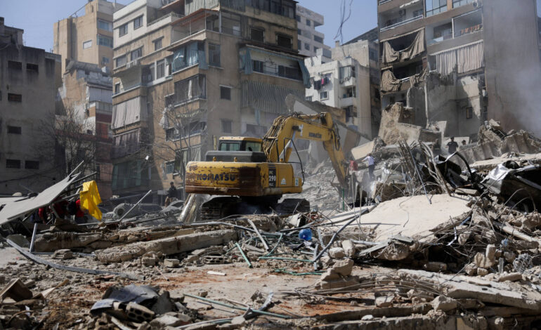 israel-destroi-predio-de-dez-andares-com-ataque-no-libano;-veja-video