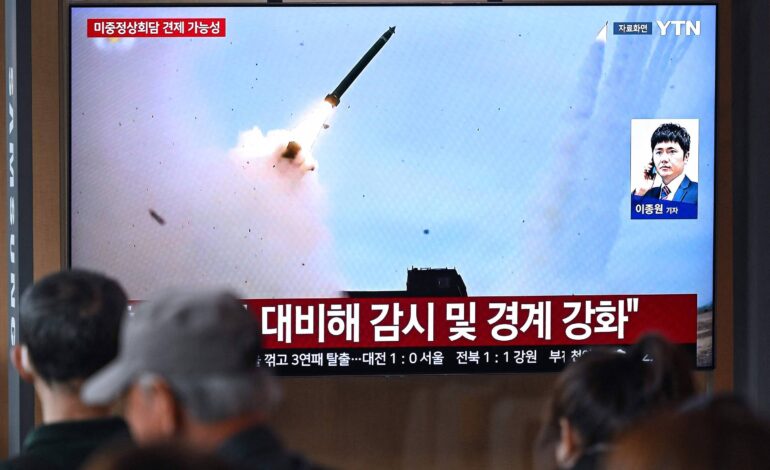 coreia-do-norte-realiza-setimo-teste-de-misseis-balisticos-no-ano