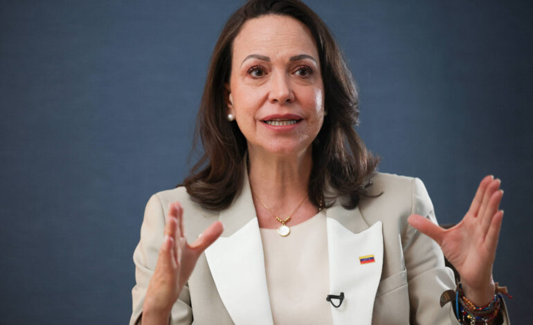 maria-corina-planeja-retornar-a-venezuela-ate-o-fim-do-ano-e-pede-eleicoes-rapidas