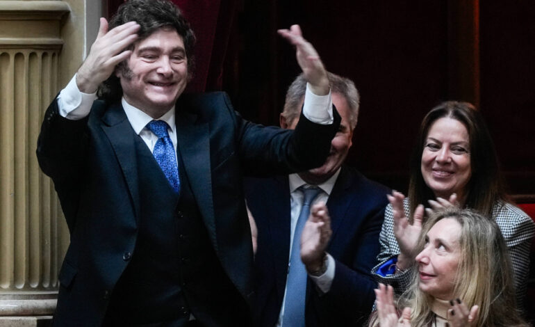 milei-transforma-em-ato-politico-sessao-no-congresso-com-ministro-investigado