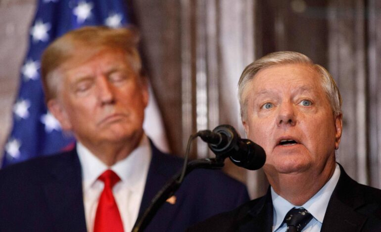 Morre o senador republicano Lindsey Graham, aliado de Trump, aos 71 anos