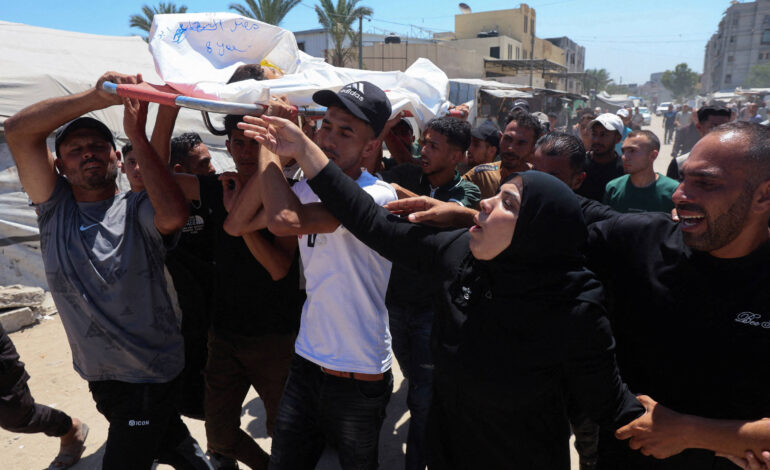 ataques-israelenses-matam-palestinos-em-gaza,-incluindo-crianca-e-policial-do-hamas