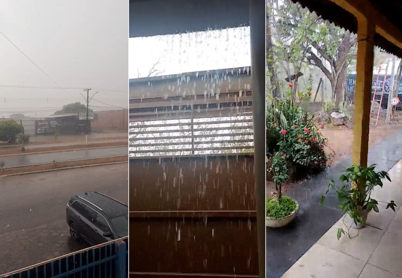 Tocantinenses são surpreendidos com chuva durante estiagem; veja previsão