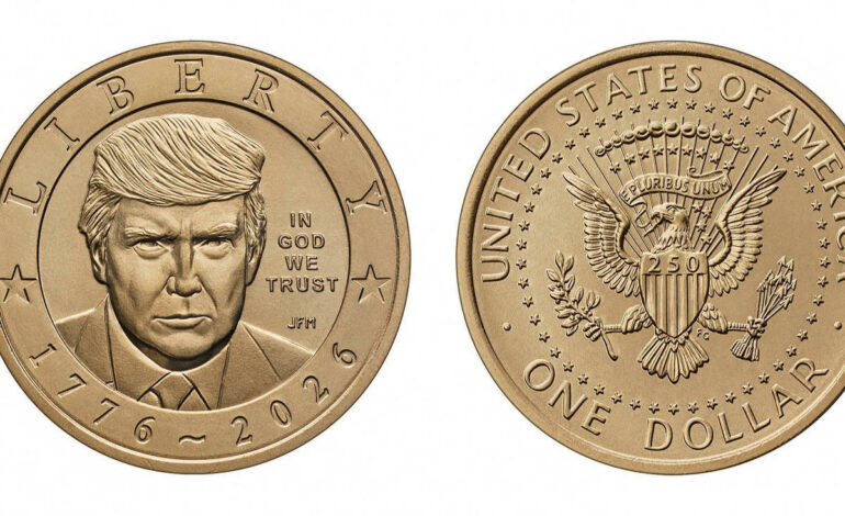 EUA lançam moeda comemorativa de US$ 1 com rosto de Trump