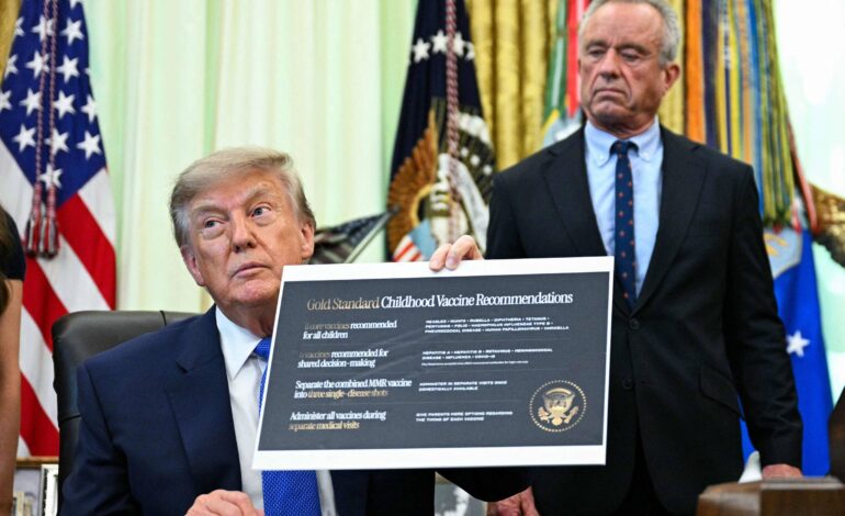 Após ordem de Trump, OMS reforça evidências sobre vacinação infantil