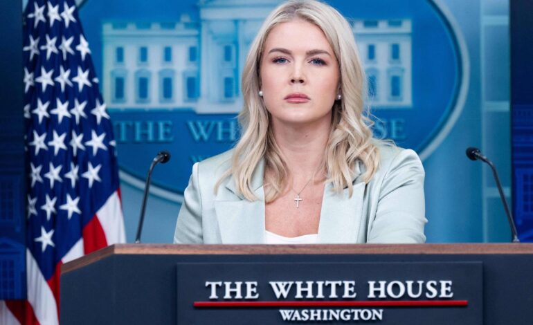 Trump anuncia saída de Karoline Leavitt do cargo de porta-voz da Casa Branca