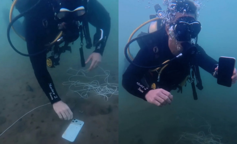 mergulhadores-fazem-buscas-por-duas-horas-para-resgatar-celular-que-caiu-no-lago-de-palmas