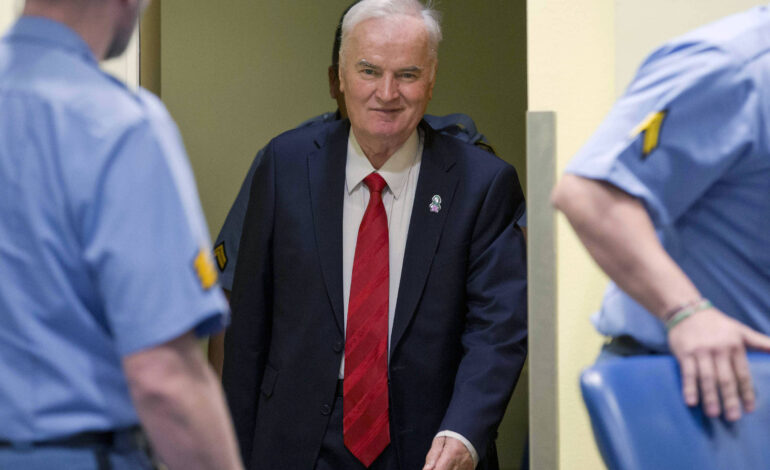 Morre sob custódia em Haia Ratko Mladic, o ‘Açougueiro da Bósnia’ condenado por genocídio