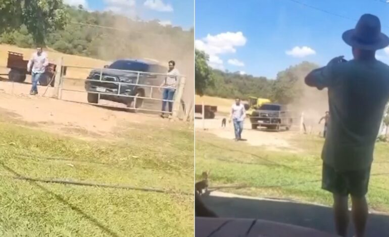 Vídeo mostra briga entre sócios de fazenda vendida por R$ 25 milhões a Alexandre Pires
