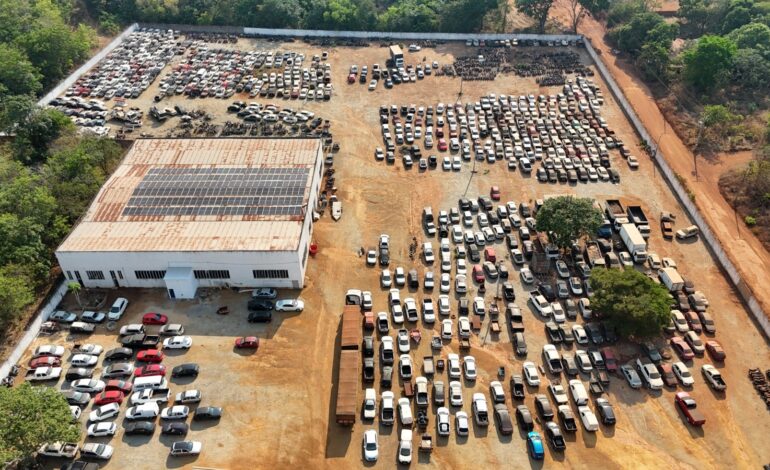 Detran realiza leilão de 378 veículos com lances a partir de R$ 50