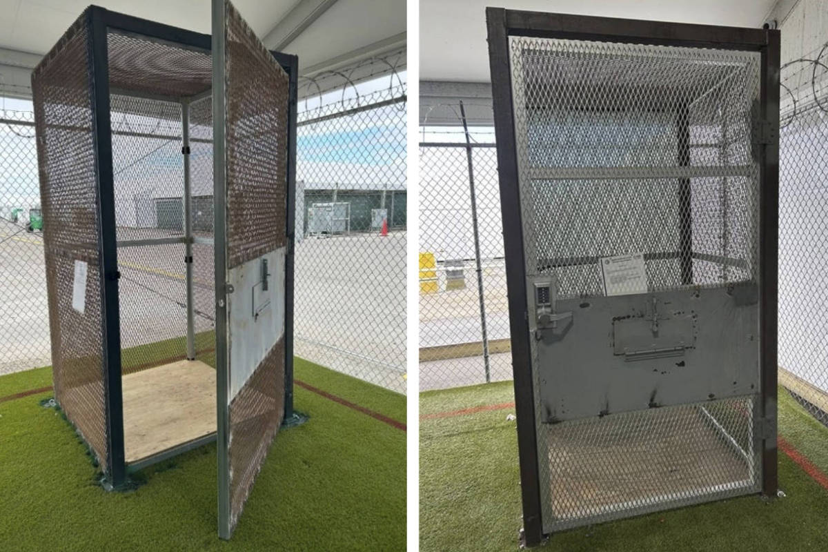 relatorio-aponta-uso-de-jaulas-de-aco-para-‘acalmar’-presos-na-‘alcatraz-dos-jacares’,-na-florida