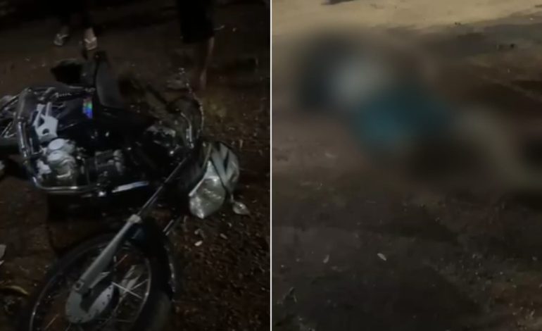 motociclista-morre-apos-perder-controle-de-veiculo-ao-passar-por-quebra-molas-e-bater-em-placa