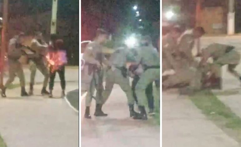 homem-leva-tiros-com-armamento-nao-letal-e-chutes-apos-reagir-a-abordagem-policial-no-to;-video