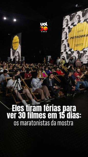 Eles tiram férias para ver 30 filmes em 15 dias: os maratonistas da mostra